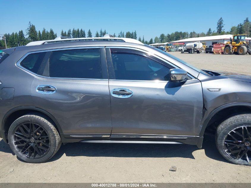 2017 Nissan Rogue Sl VIN: 5N1AT2MV7HC750806 Lot: 40012788