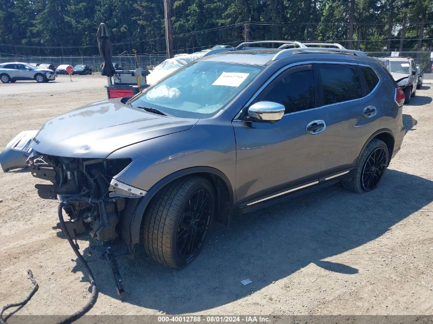 2017 Nissan Rogue Sl VIN: 5N1AT2MV7HC750806 Lot: 40012788