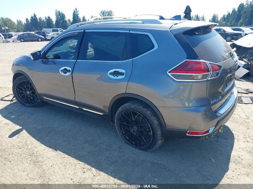 2017 Nissan Rogue Sl VIN: 5N1AT2MV7HC750806 Lot: 40012788