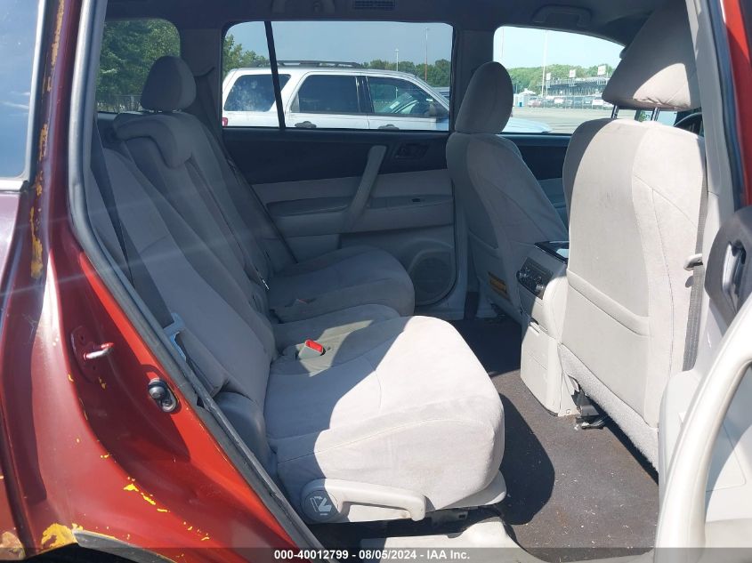 2012 Toyota Highlander Se VIN: 5TDZA3EHXCS028233 Lot: 40012799