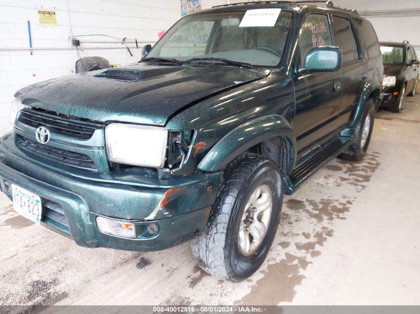 2001 Toyota 4Runner Sr5 V6 VIN: JT3HN86R910325325 Lot: 40012816