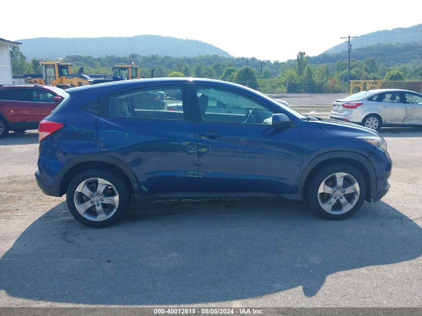 2016 Honda Hr-V Lx VIN: 3CZRU6H3XGM752044 Lot: 40012815