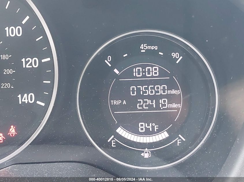 2016 Honda Hr-V Lx VIN: 3CZRU6H3XGM752044 Lot: 40012815