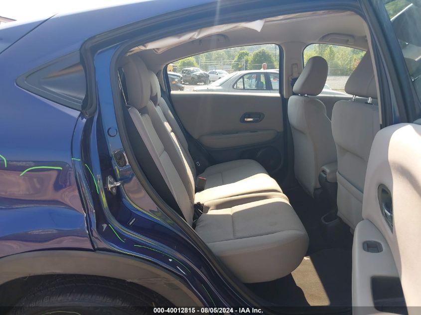 2016 Honda Hr-V Lx VIN: 3CZRU6H3XGM752044 Lot: 40012815