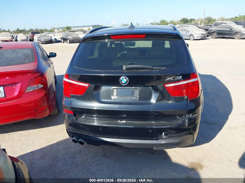 2014 BMW X3 xDrive28I VIN: 5UXWX9C51E0D19143 Lot: 40012826