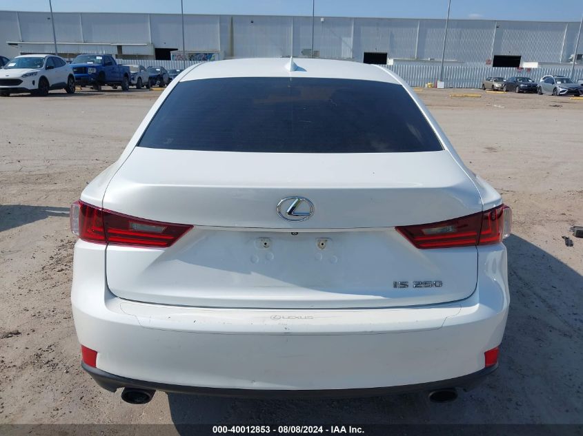 2015 Lexus Is 250 VIN: JTHBF1D21F5043734 Lot: 40012853