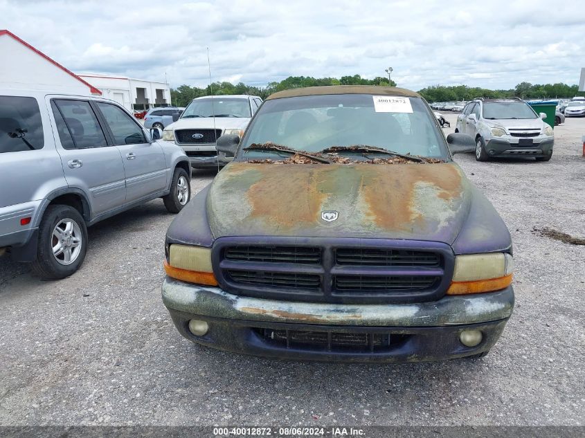 1998 Dodge Dakota VIN: 1B7FL26X7WS624537 Lot: 40012872