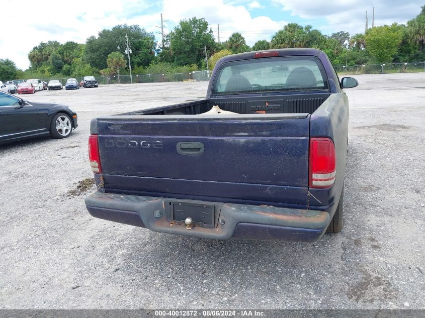 1998 Dodge Dakota VIN: 1B7FL26X7WS624537 Lot: 40012872