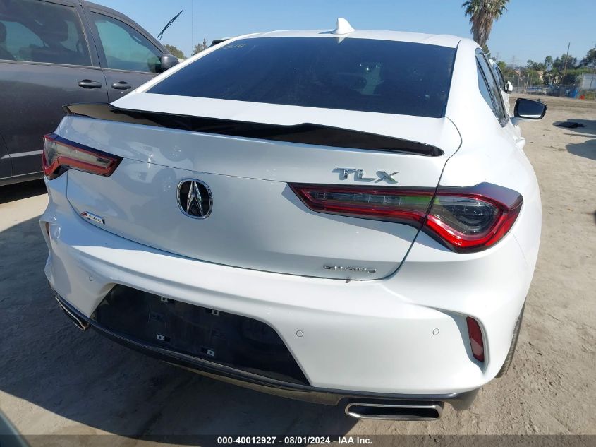 2022 Acura Tlx A-Spec Package VIN: 19UUB6F5XNA001600 Lot: 40012927