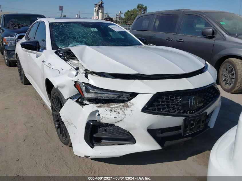 2022 Acura Tlx A-Spec Package VIN: 19UUB6F5XNA001600 Lot: 40012927