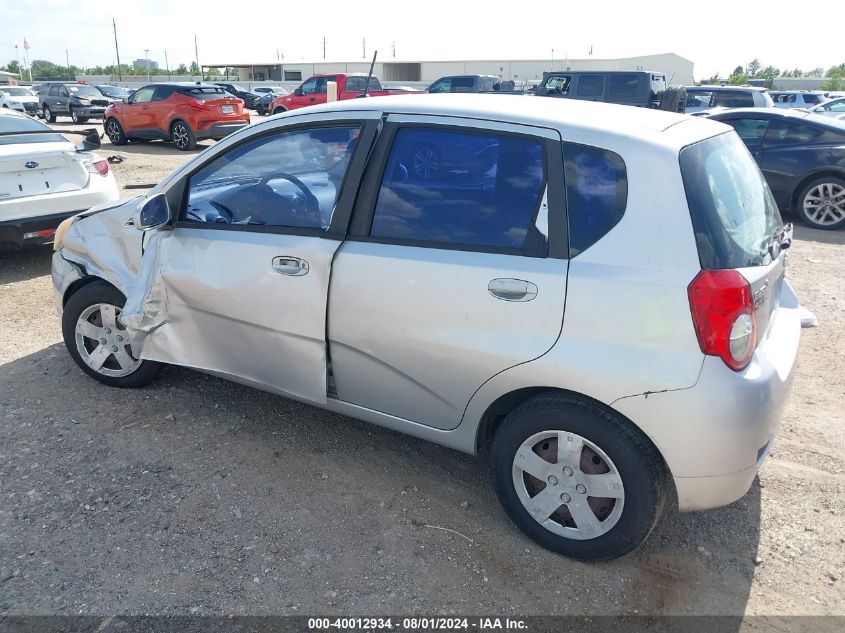 2009 Chevrolet Aveo Ls VIN: KL1TD66EX9B311676 Lot: 40012934