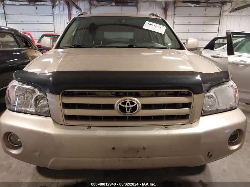 2004 Toyota Highlander Limited V6 VIN: JTEEP21A140049407 Lot: 40012949