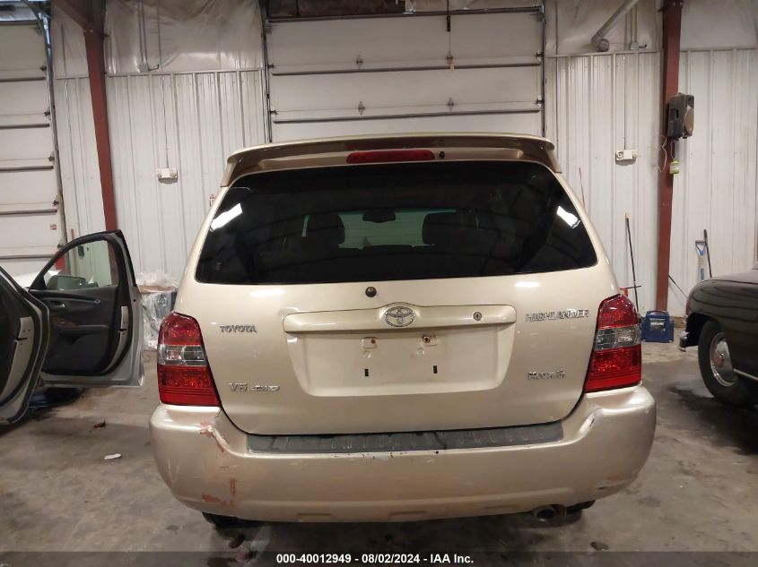 2004 Toyota Highlander Limited V6 VIN: JTEEP21A140049407 Lot: 40012949