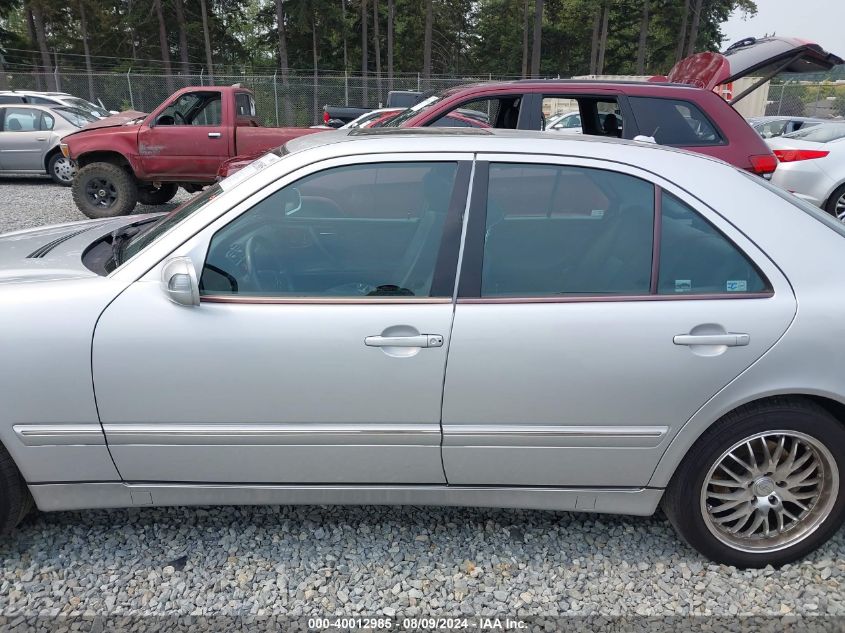 2001 Mercedes-Benz E 320 VIN: WDBJF65J61B206628 Lot: 40012985