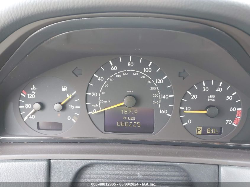 2001 Mercedes-Benz E 320 VIN: WDBJF65J61B206628 Lot: 40012985