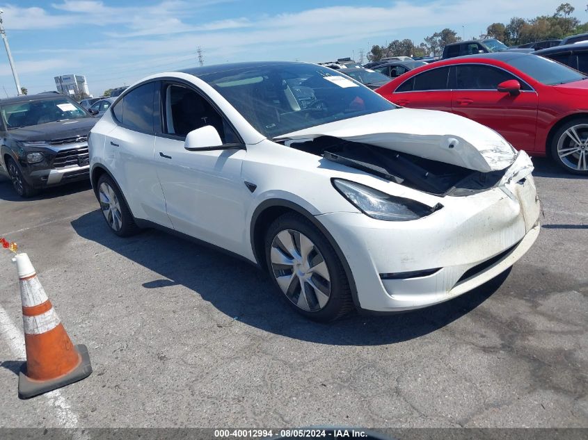 2021 TESLA MODEL Y LONG RANGE DUAL MOTOR ALL-WHEEL DRIVE - 5YJYGDEEXMF150246