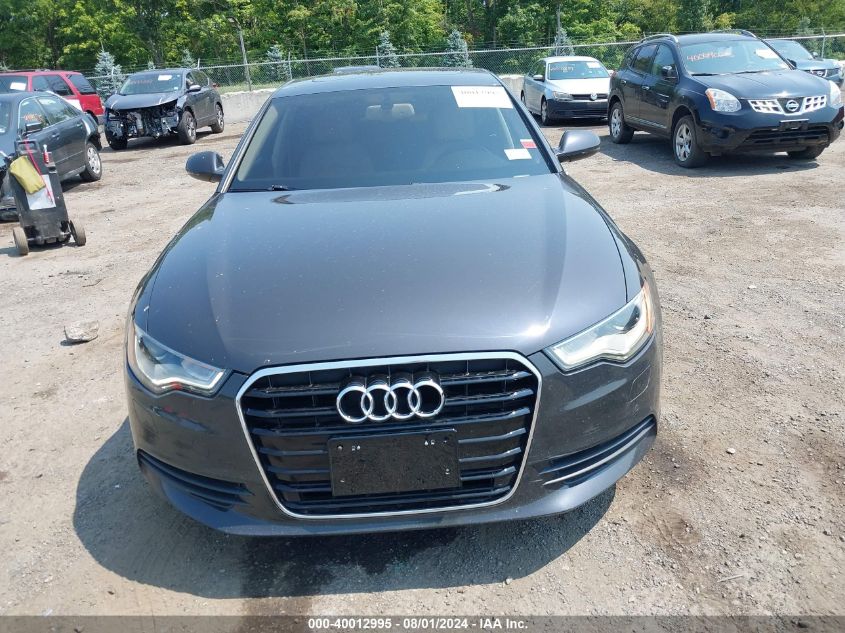 2013 Audi A6 2.0T Premium VIN: WAUGFAFC2DN043376 Lot: 40012995