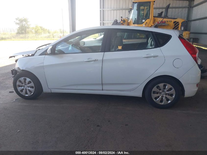 2016 Hyundai Accent Se VIN: KMHCT5AE0GU280013 Lot: 40013024