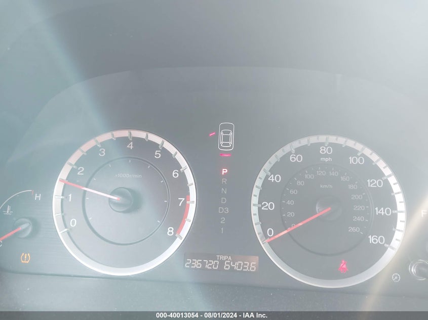 2010 Honda Accord 2.4 Lx VIN: 1HGCP2F3XAA123324 Lot: 40013054