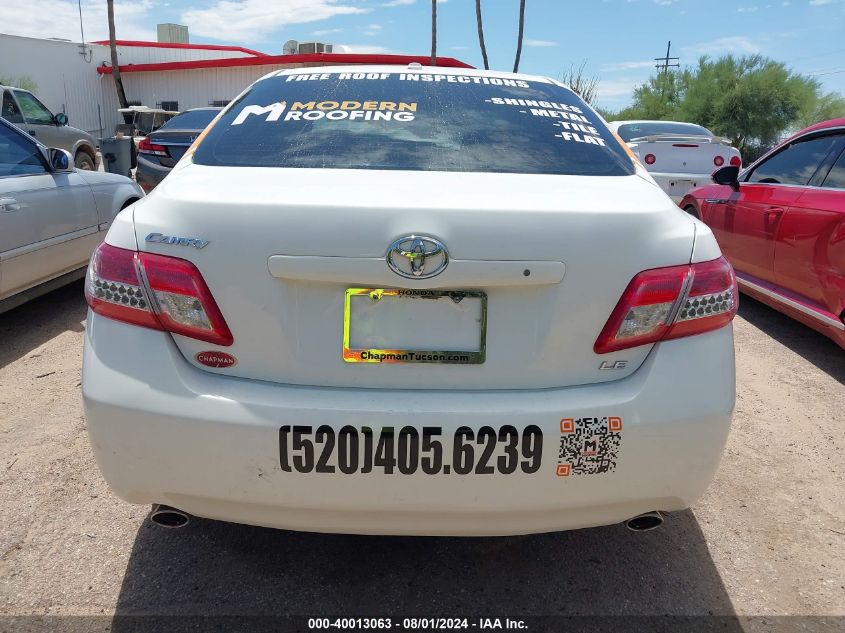 2010 Toyota Camry Le V6 VIN: JTNBK3EKXA3049877 Lot: 40013063