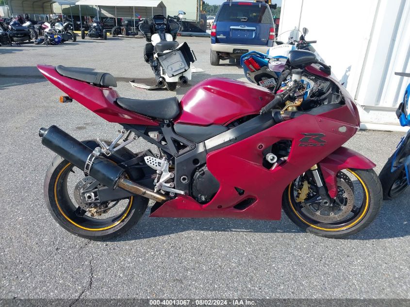 2005 Suzuki Gsx-R600 K VIN: JS1GN7CA352111578 Lot: 40013067