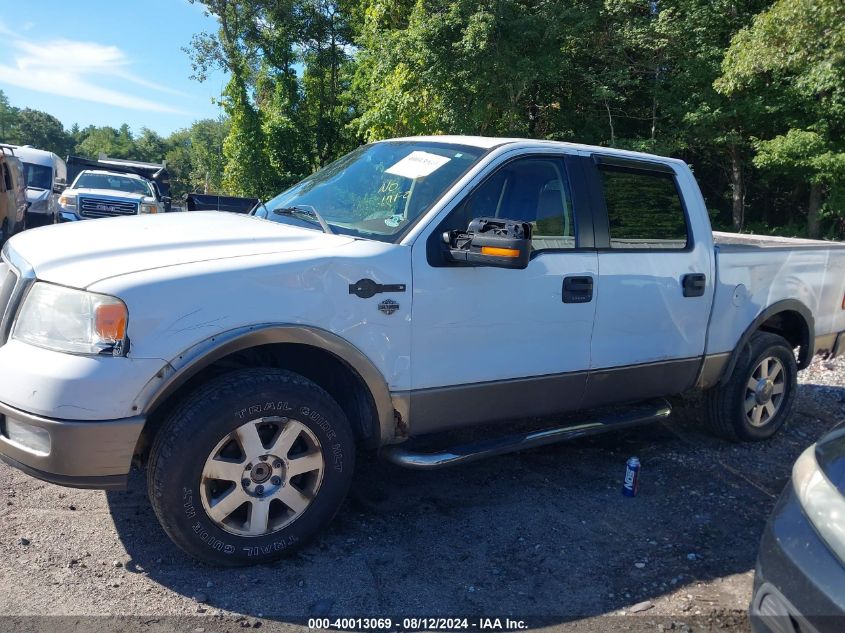 2005 Ford F150 Supercrew VIN: 1FTPW14555KE2997 Lot: 40013069