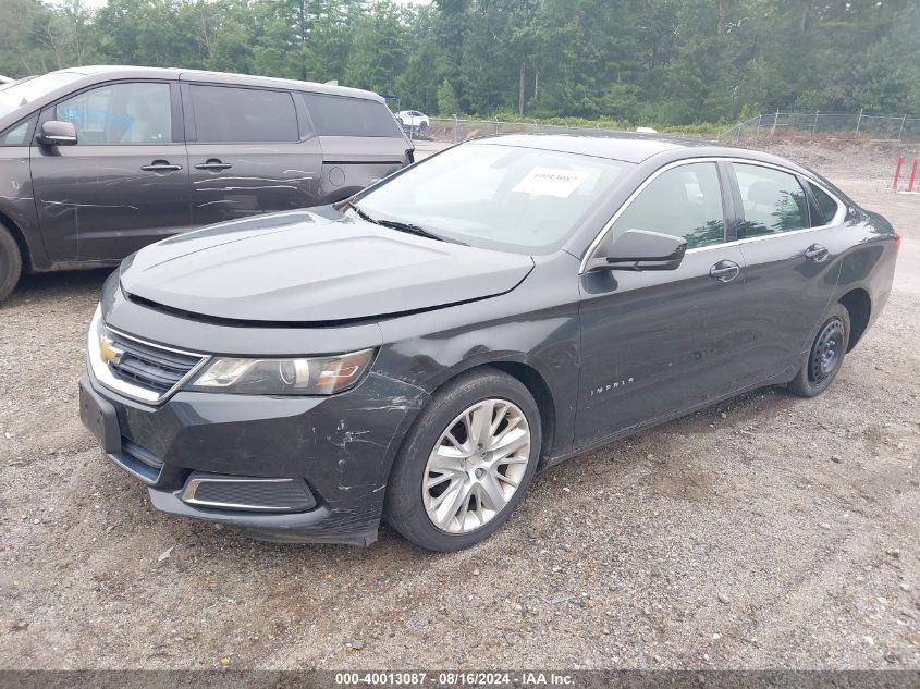 2014 Chevrolet Impala 1Ls VIN: 1G11Y5SL6EU118371 Lot: 40013087