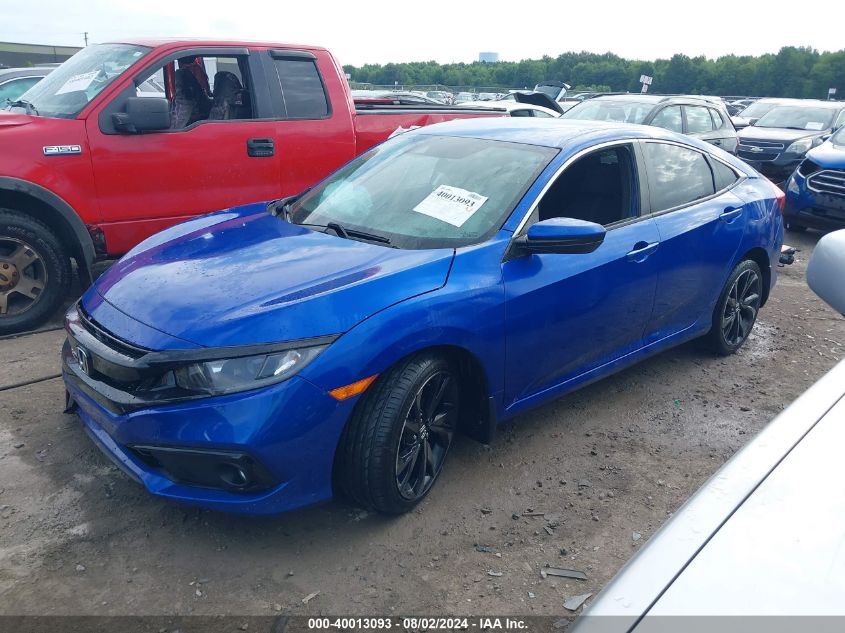 2HGFC2F87KH511764 2019 HONDA CIVIC - Image 2