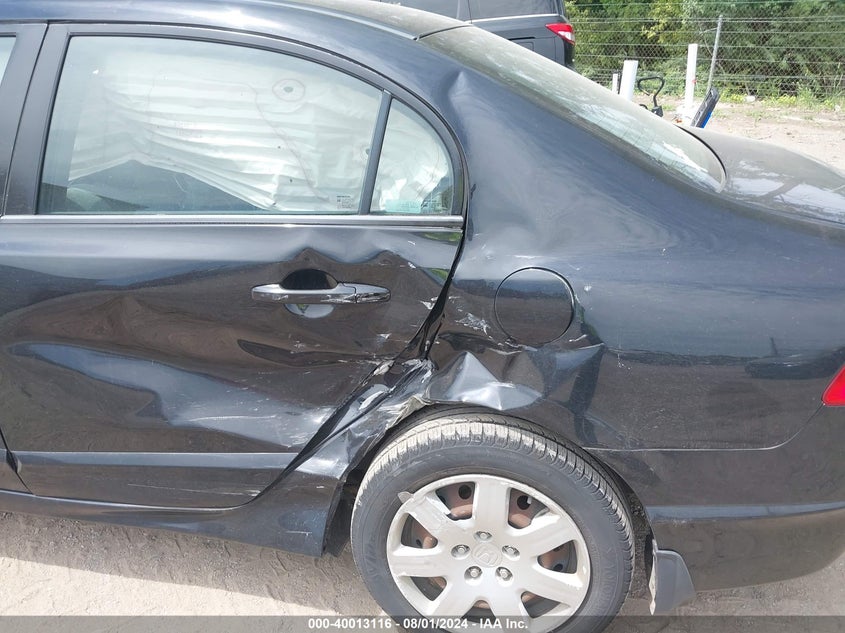 2008 Honda Civic Sdn Lx VIN: 2HGFA16588H357628 Lot: 40013116