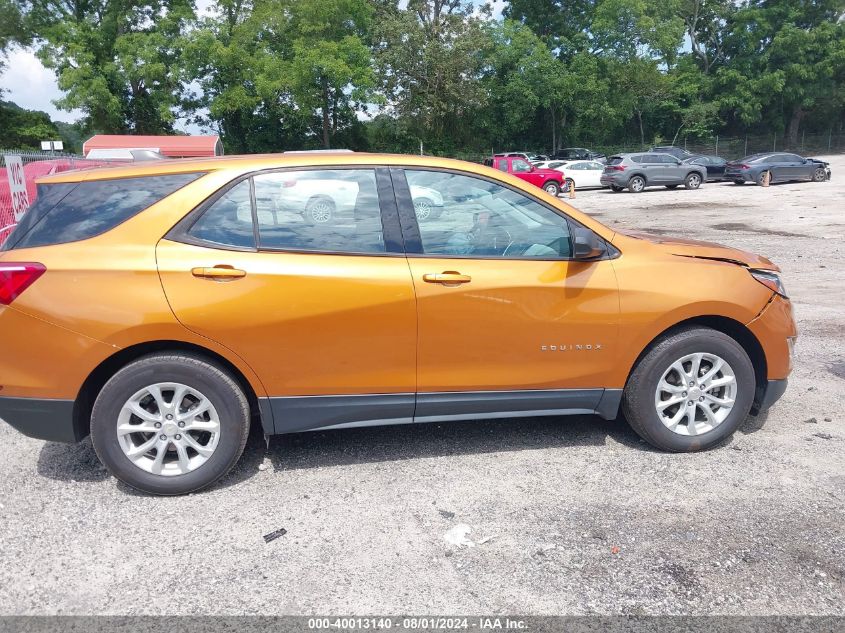 2018 Chevrolet Equinox Ls VIN: 2GNAXHEV7J6150061 Lot: 40013140