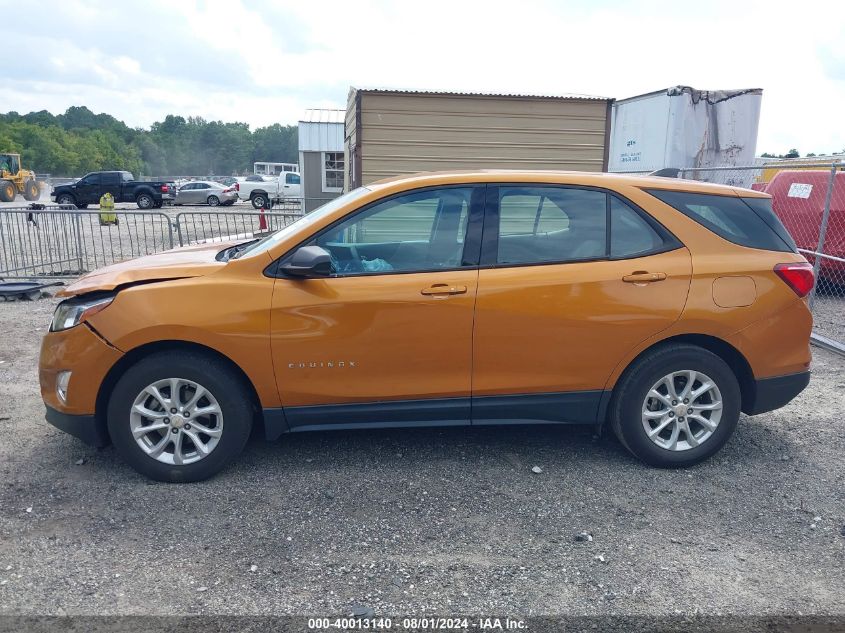 2018 Chevrolet Equinox Ls VIN: 2GNAXHEV7J6150061 Lot: 40013140