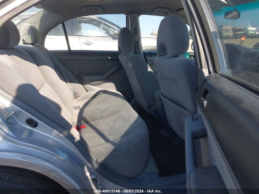 2003 Honda Civic Lx VIN: 2HGES16583H616474 Lot: 40013146