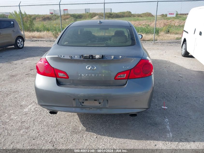 2011 Infiniti G37 Journey VIN: JN1CV6AP9BM506518 Lot: 40013148