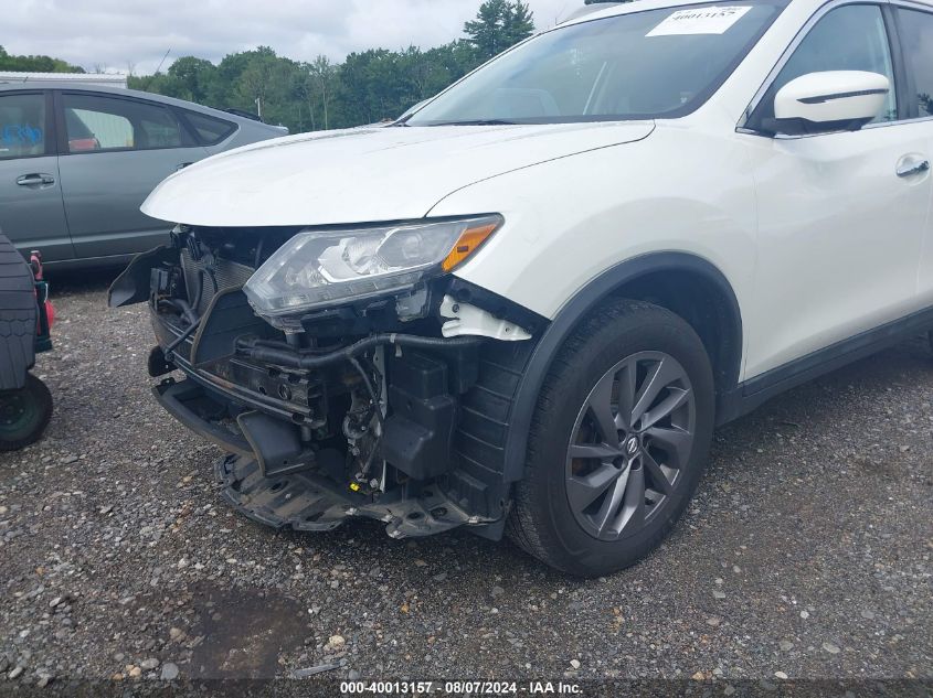 2016 Nissan Rogue Sl VIN: 5N1AT2MV3GC896926 Lot: 40013157