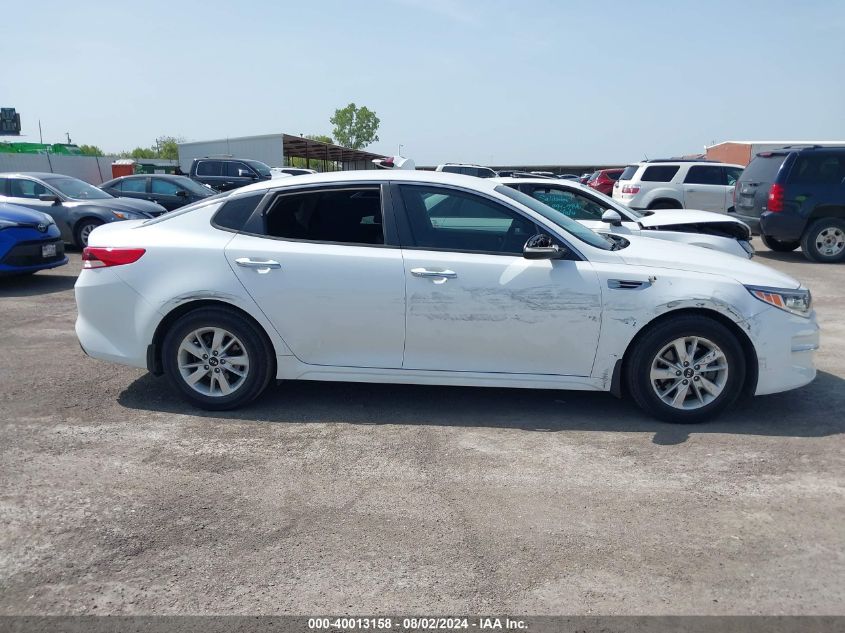 2018 Kia Optima Lx VIN: 5XXGT4L33JG197880 Lot: 40013158