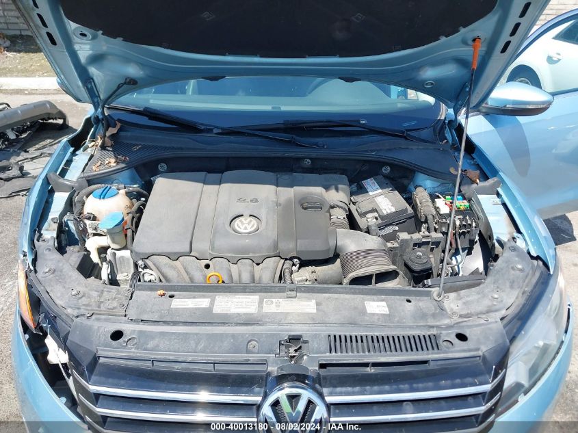 2012 Volkswagen Passat Se VIN: 1VWBP7A39CC034704 Lot: 40013180