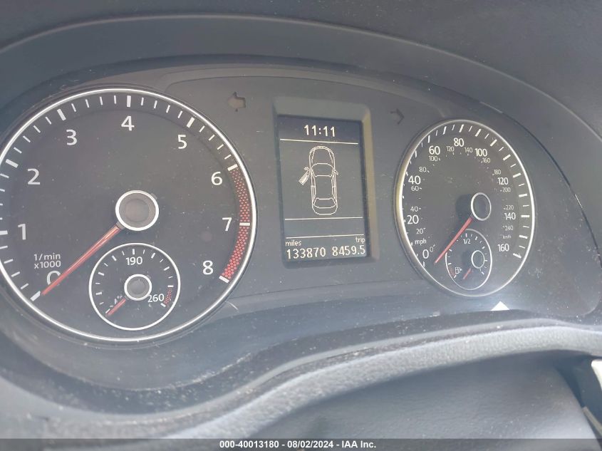 2012 Volkswagen Passat Se VIN: 1VWBP7A39CC034704 Lot: 40013180