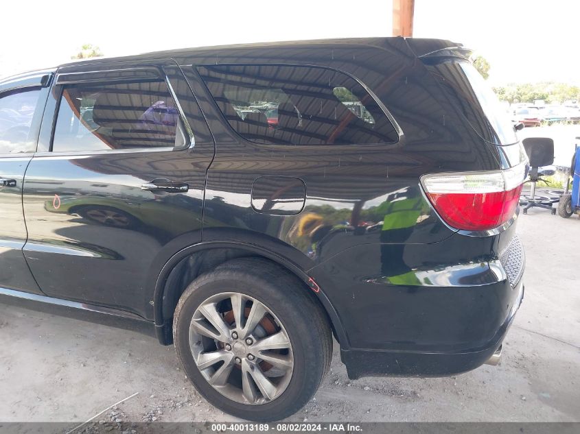 2012 Dodge Durango R/T VIN: 1C4SDHCT4CC193161 Lot: 40013189