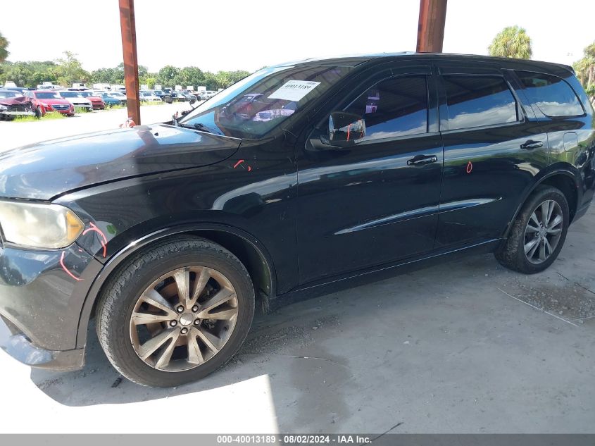 2012 Dodge Durango R/T VIN: 1C4SDHCT4CC193161 Lot: 40013189