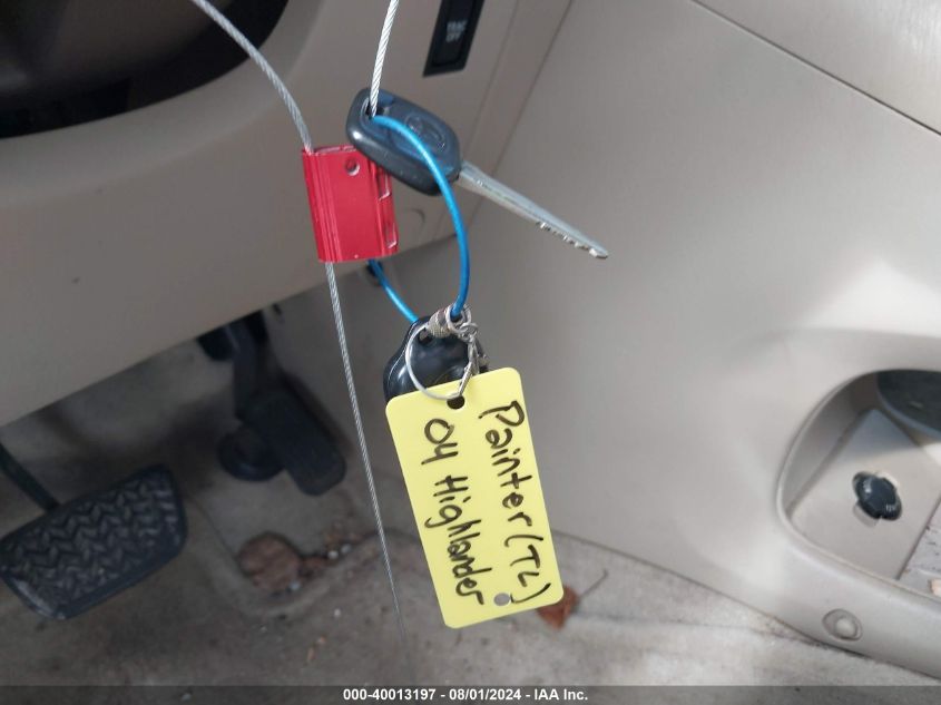 2004 Toyota Highlander VIN: JTEGD21A440099669 Lot: 40013197