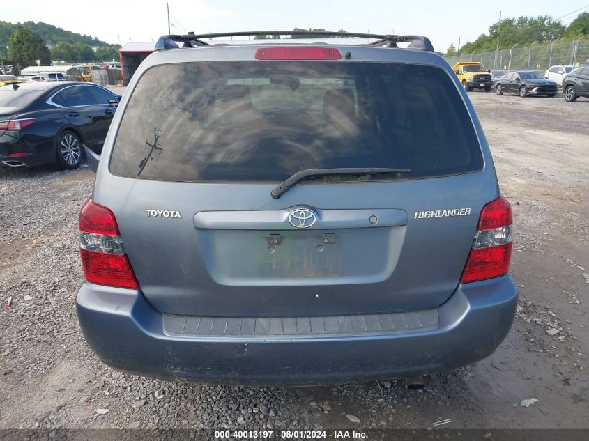 2004 Toyota Highlander VIN: JTEGD21A440099669 Lot: 40013197