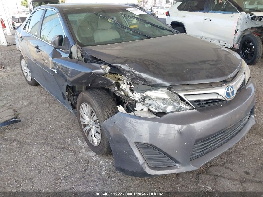 2012 Toyota Camry Hybrid Hybrid/Le/Xle VIN: 4T1BD1FK4CU039758 Lot: 40013222