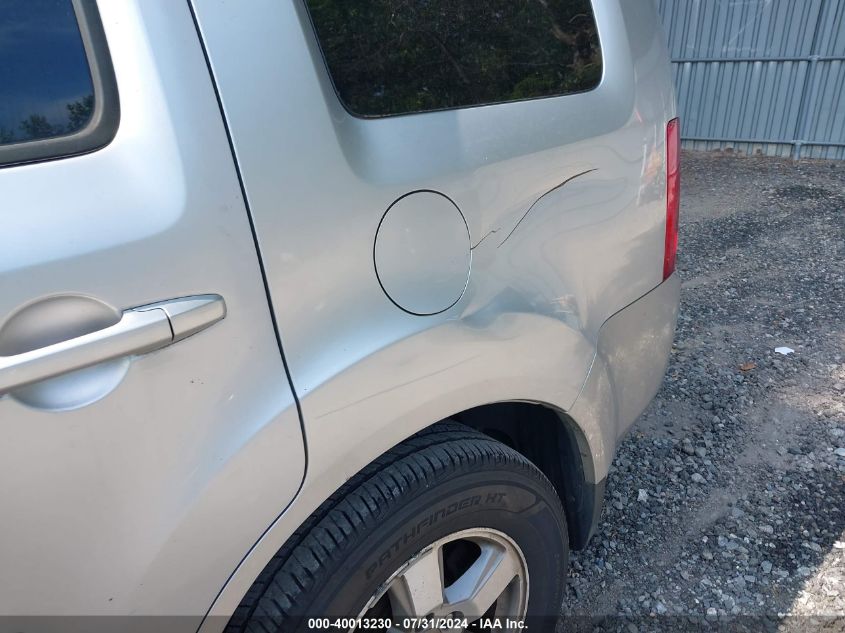 2010 Honda Pilot Ex VIN: 5FNYF3H49AB020468 Lot: 40013230