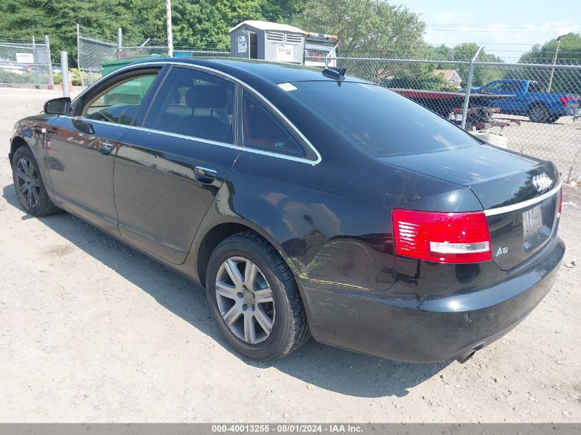 2006 Audi A6 3.2 VIN: WAUAH74F36N117620 Lot: 40013255