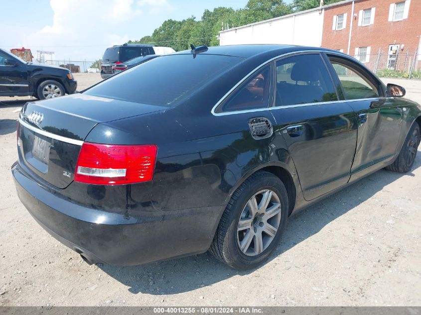 2006 Audi A6 3.2 VIN: WAUAH74F36N117620 Lot: 40013255