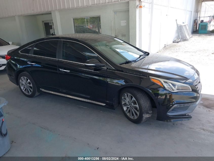 2016 Hyundai Sonata Sport/Limited VIN: 5NPE34AF1GH273789 Lot: 40013256