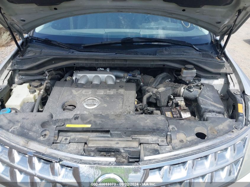 2006 Nissan Murano Se VIN: JN8AZ08W86W535137 Lot: 40013373