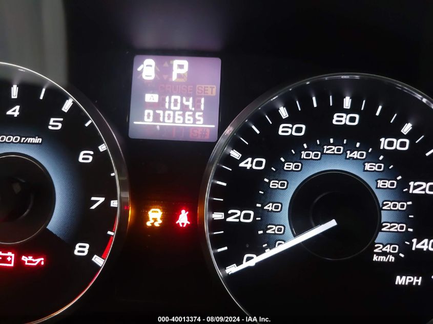 2012 Subaru Legacy 2.5I Premium VIN: 4S3BMBC68C3035140 Lot: 40013374