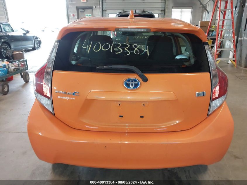 2015 Toyota Prius C Two VIN: JTDKDTB37F1087033 Lot: 40013384