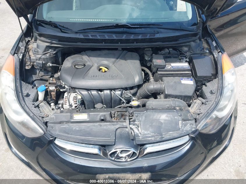 2012 Hyundai Elantra Limited (Ulsan Plant) VIN: KMHDH4AE2CU171417 Lot: 40013386